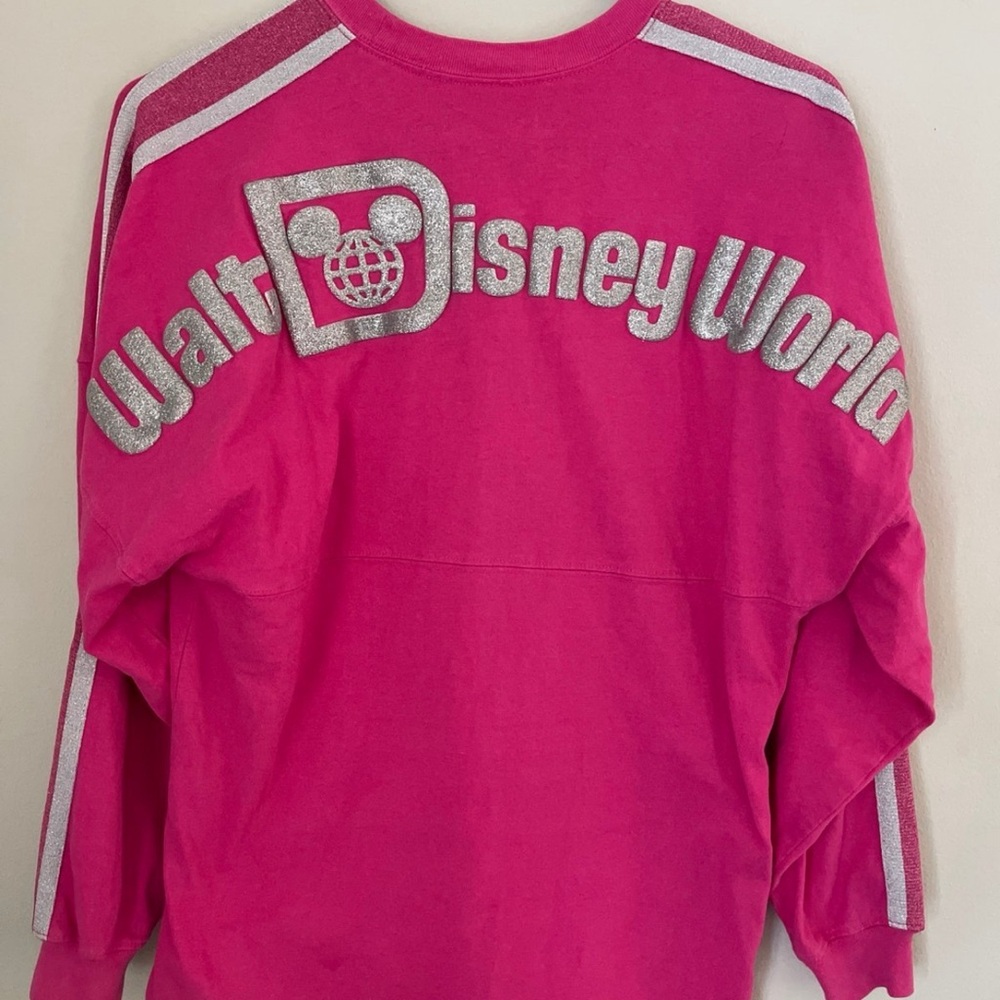 Disney Parks Walt Disney World Spirit Jersey for Adults Hot Pink XS Extra Small